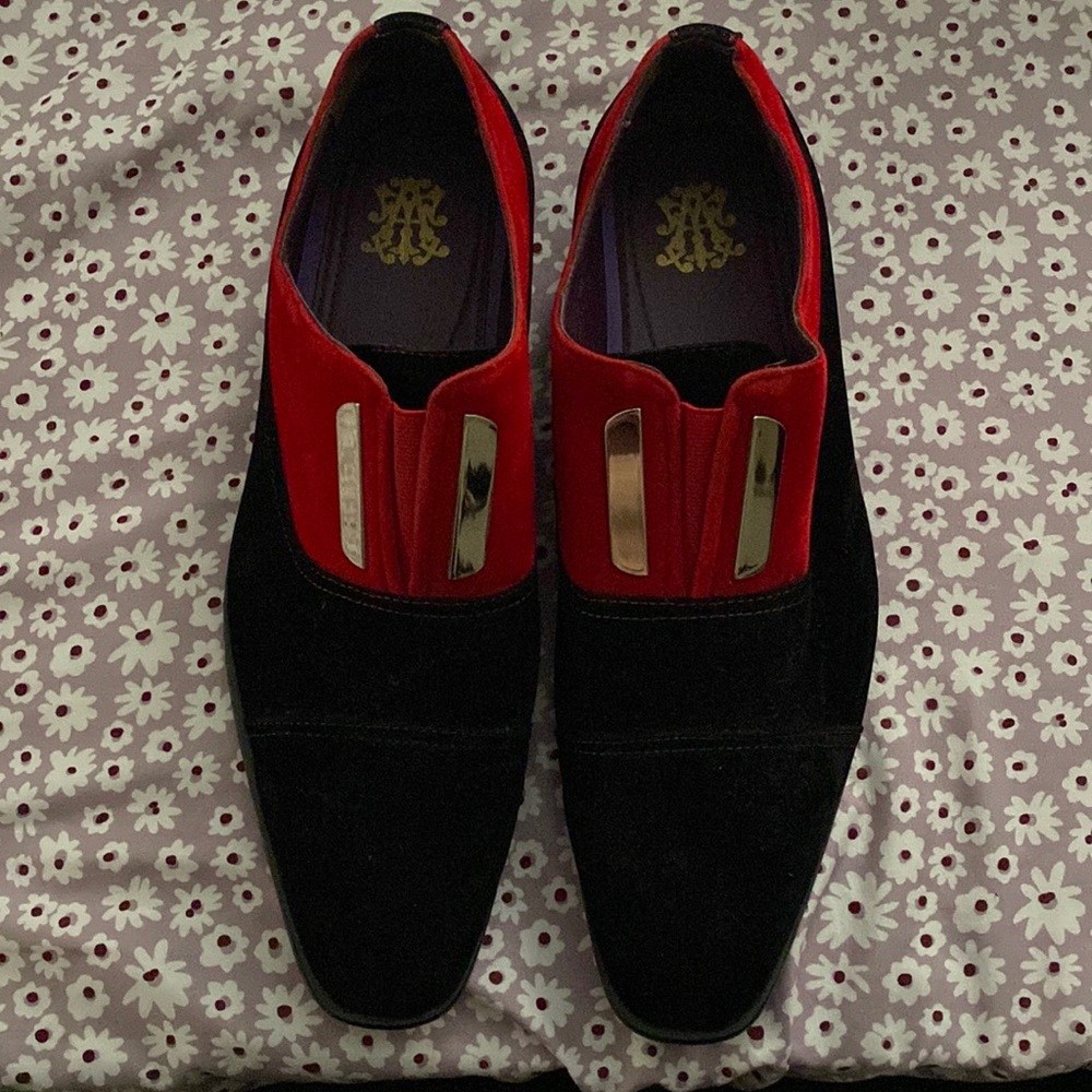 Men’s velvet dress shoes size 12